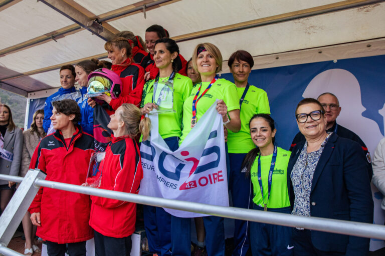 Photo Finale du cross nationale des pompiers 2025