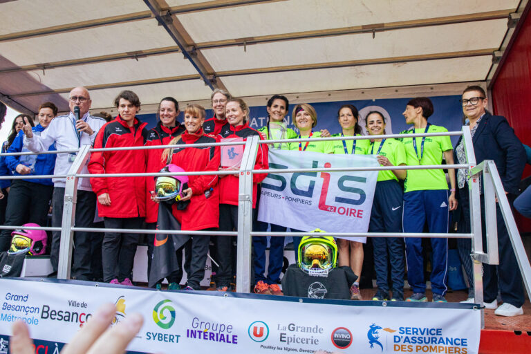 Photo Finale du cross nationale des pompiers 2025