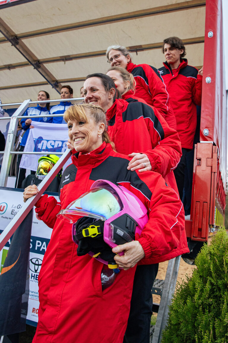 Photo Finale du cross nationale des pompiers 2025