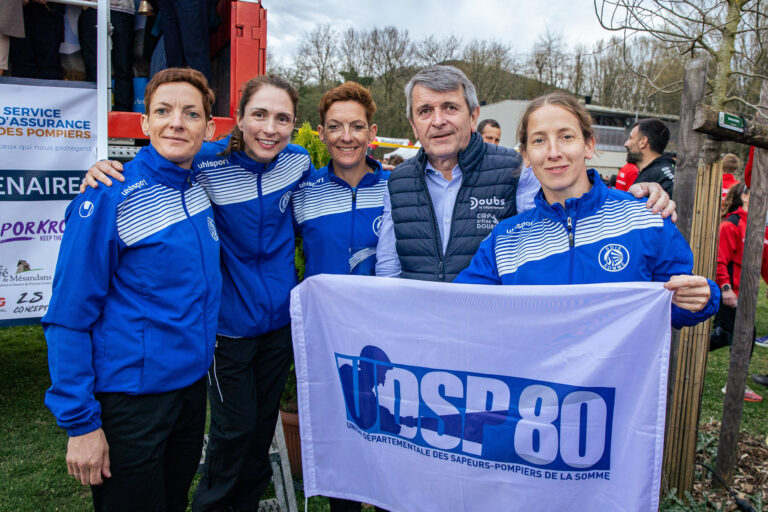 Photo Finale du cross nationale des pompiers 2025