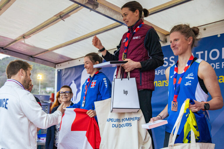 Photo Finale du cross nationale des pompiers 2025