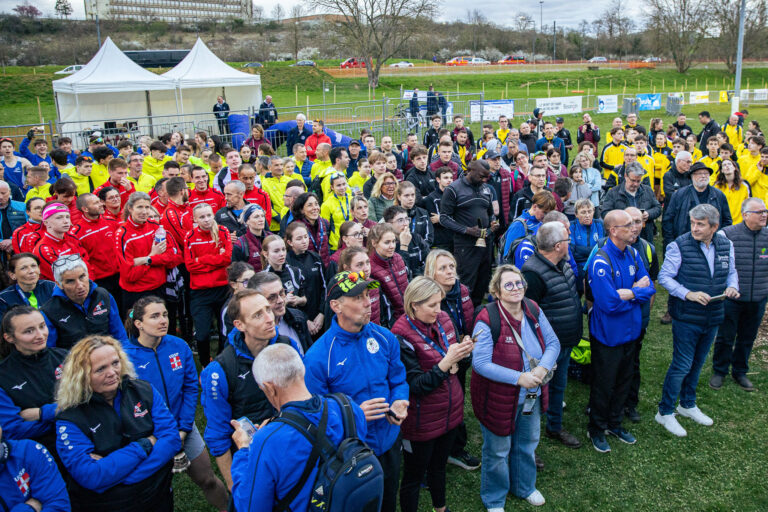Photo Finale du cross nationale des pompiers 2025