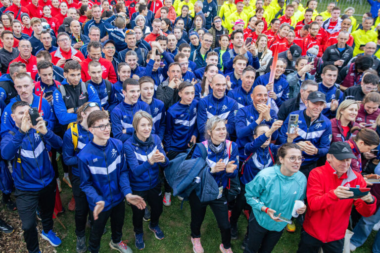 Photo Finale du cross nationale des pompiers 2025