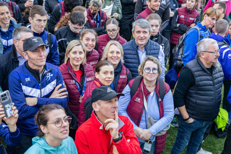 Photo Finale du cross nationale des pompiers 2025