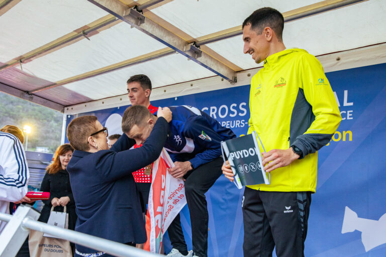 Photo Finale du cross nationale des pompiers 2025
